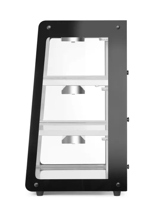 Vitrine de table chauffante